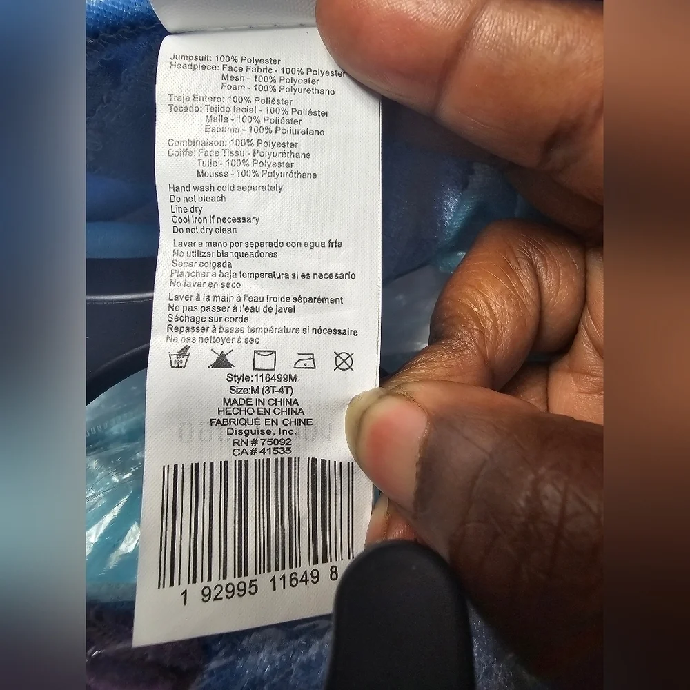 Disney Lilo & Stitch 3T -4T Toddler Halloween Costume - Picture 5 of 10